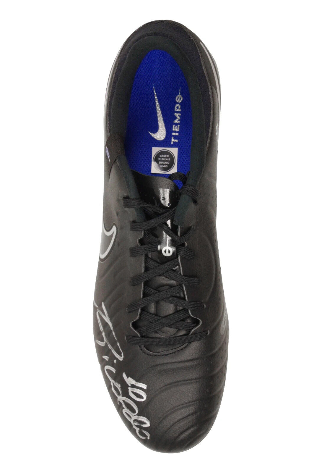Rivaldo Signed Nike Tiempo Soccer Cleat with Beckett COA